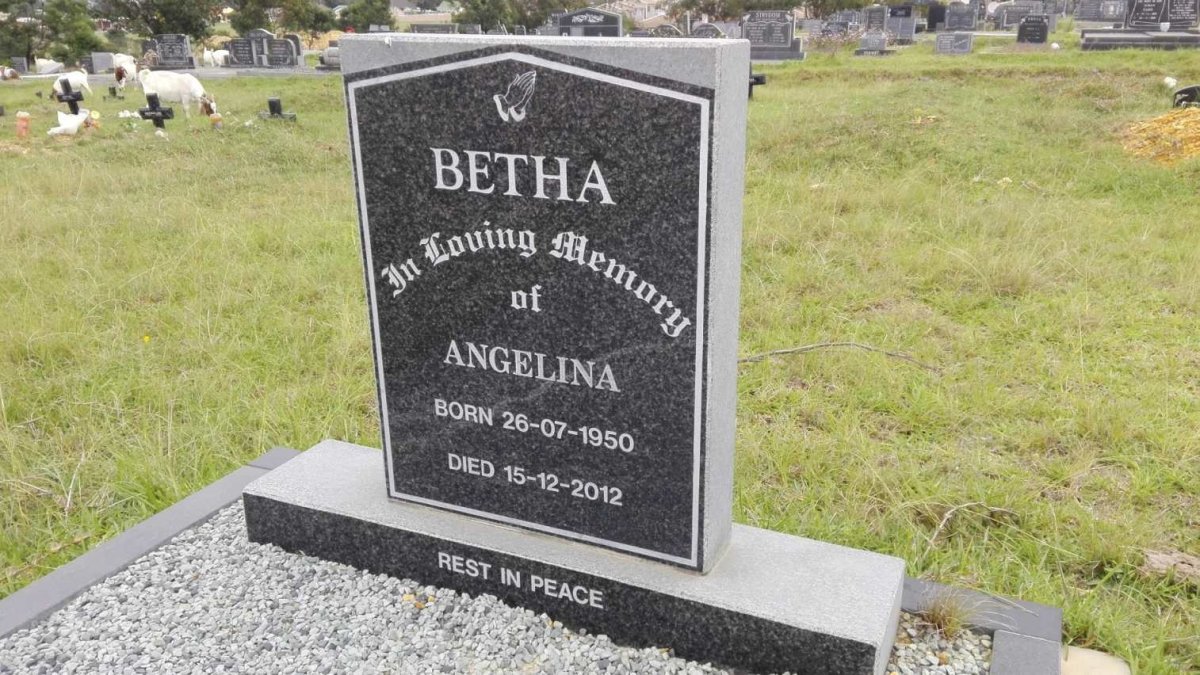 BETHA Angelina 1950-2012