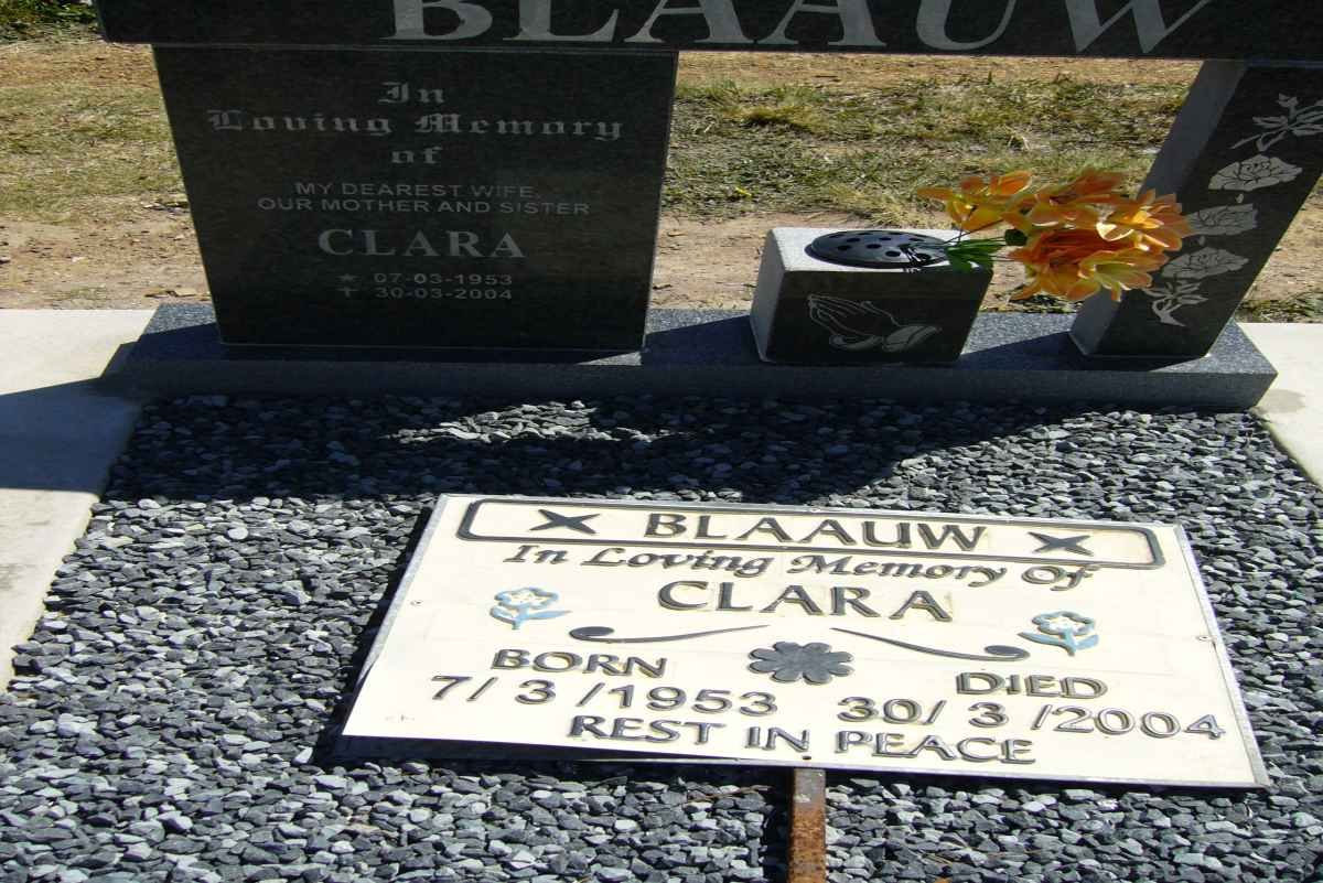BLAAUW Clara 1953-2004