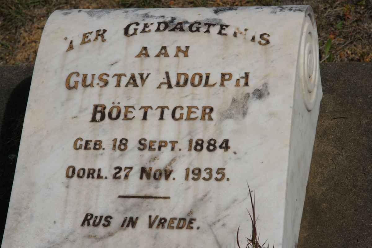 BöETTGER Gustav Adolph 1884-1935