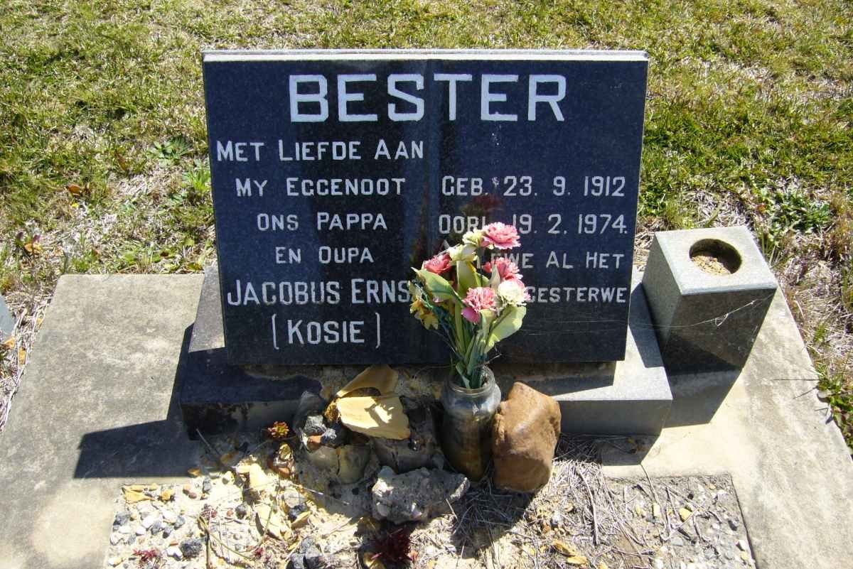 BESTER Jacobus Ernst 1912-1974