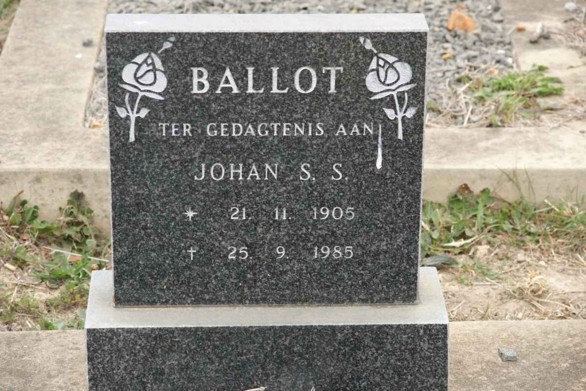 BALLOT Johan S.S. 1905-1985