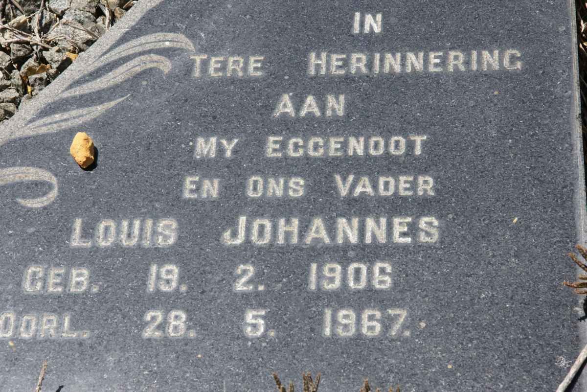 BEHR Louis Johannes 1906-1967