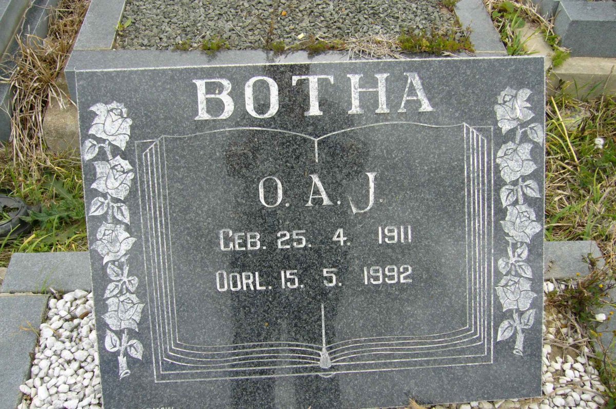 BOTHA O.A.J. 1911-1992