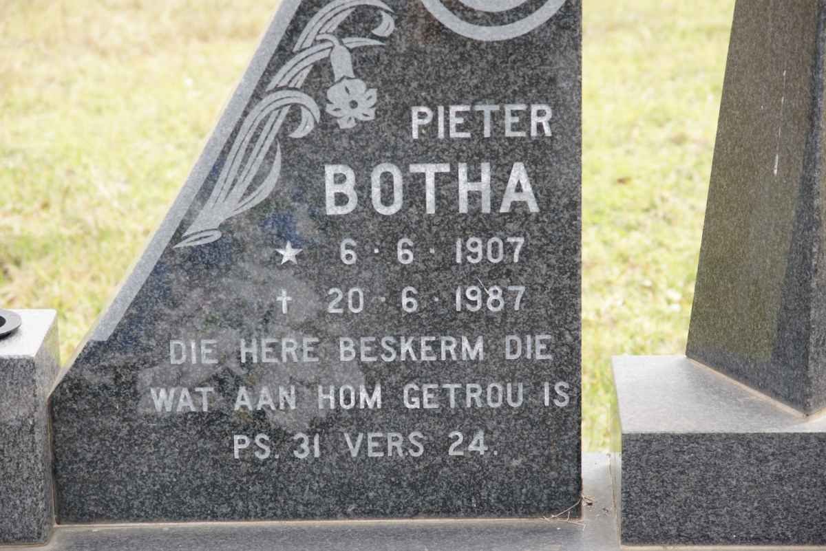 BOTHA Pieter 1907-1987