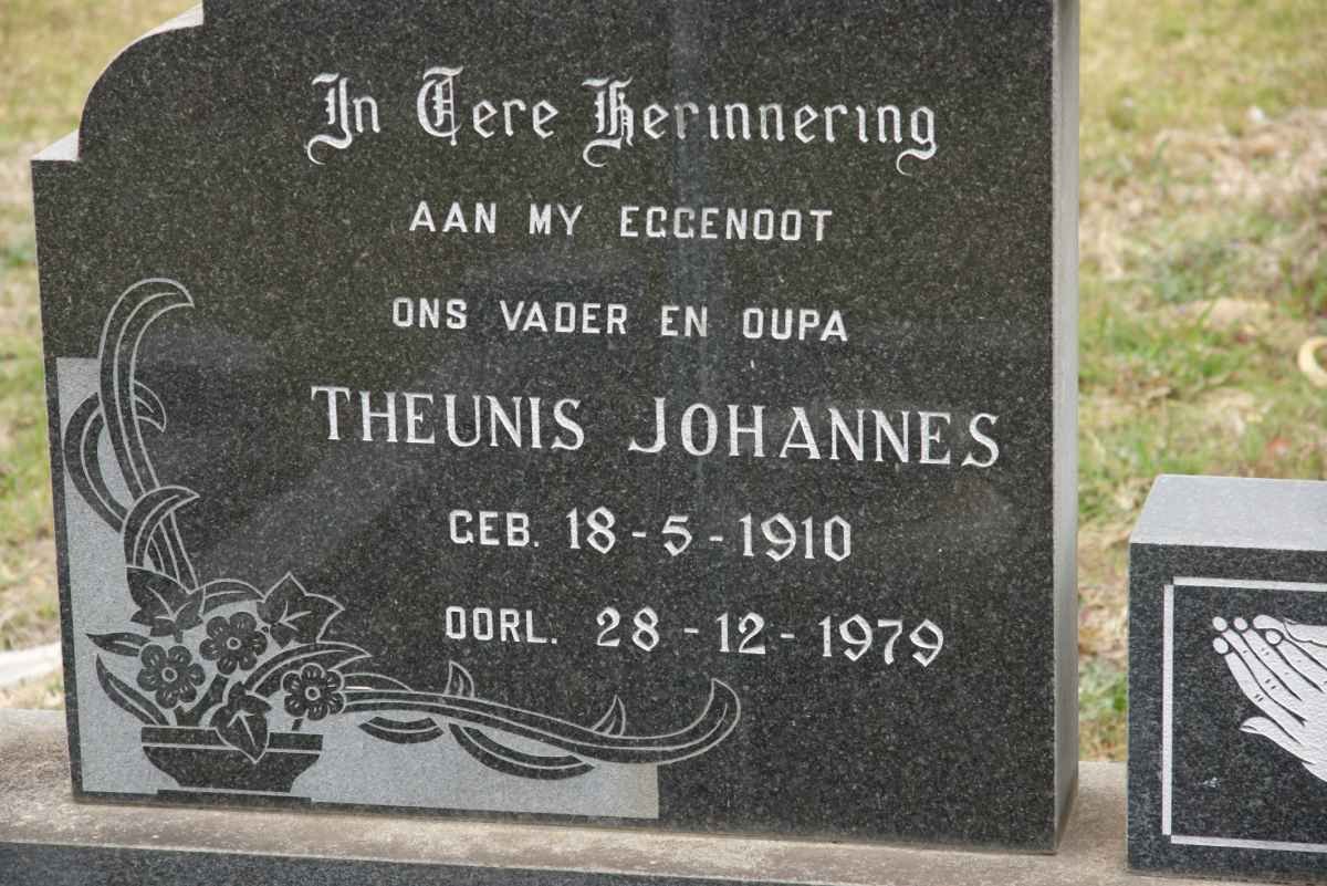 BEKKER Theunis Johannes 1910-1979