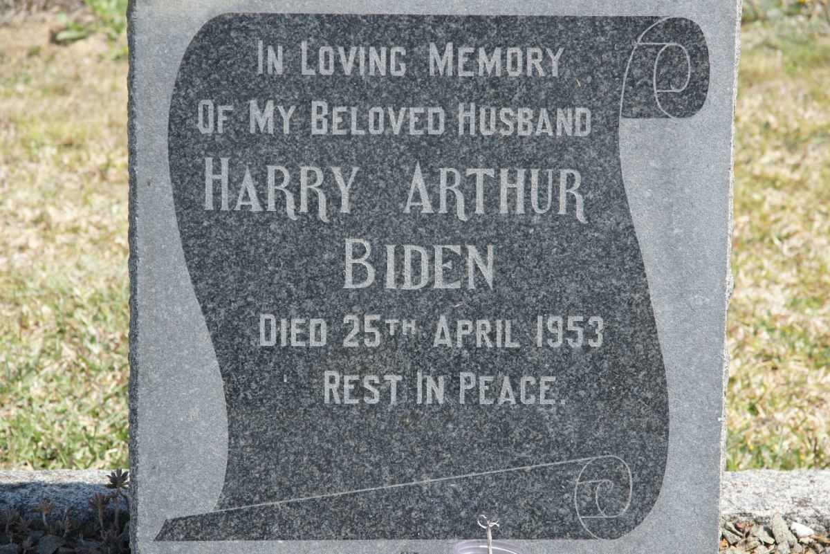 BIDEN Harry Arthur -1953