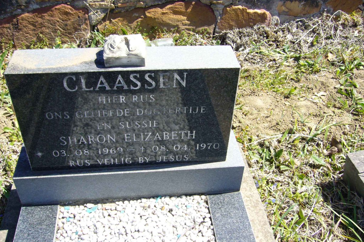 CLAASSEN Sharon Elizabeth 1969-1970