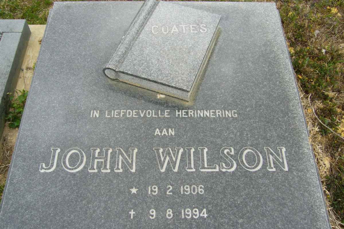 COATES John Wilson 1906-1994