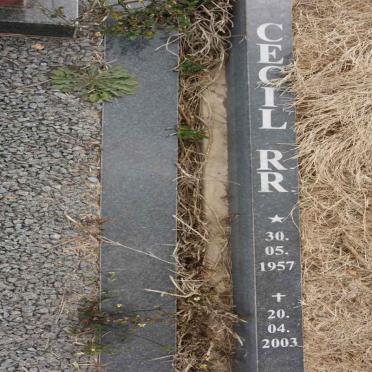 COWLEY Cecil R.R. 1957-2003 &amp; Sandra 1961-2001