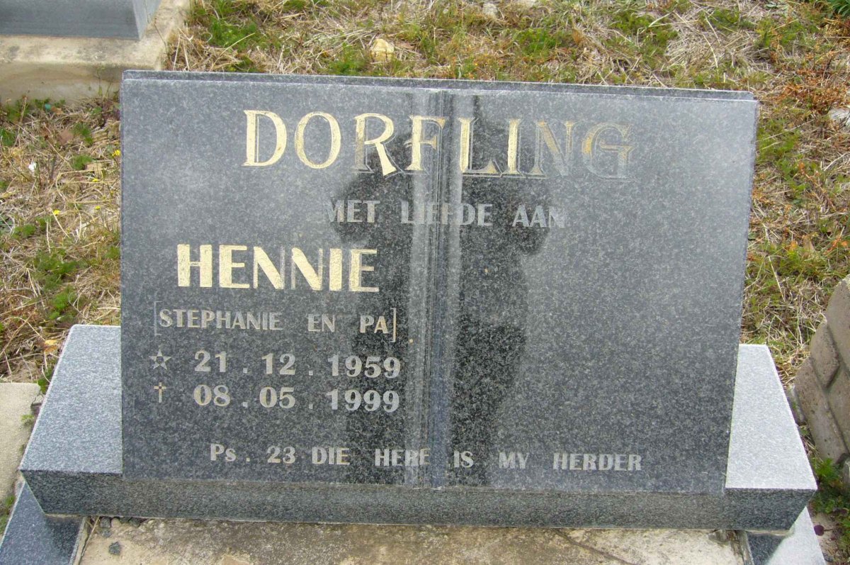 DORFLING Hennie 1959-1999