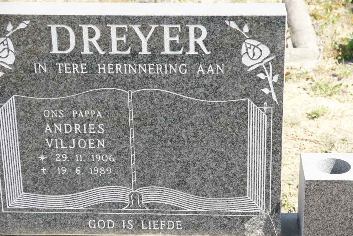 DREYER Andries Viljoen 1906-1989