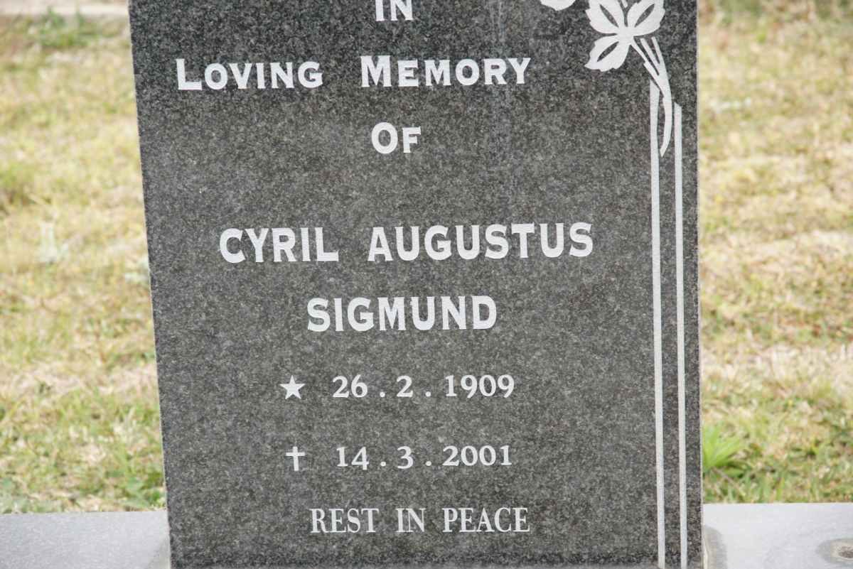 DESCHAMPS Sigmund Cyril Augustus 1909-2001