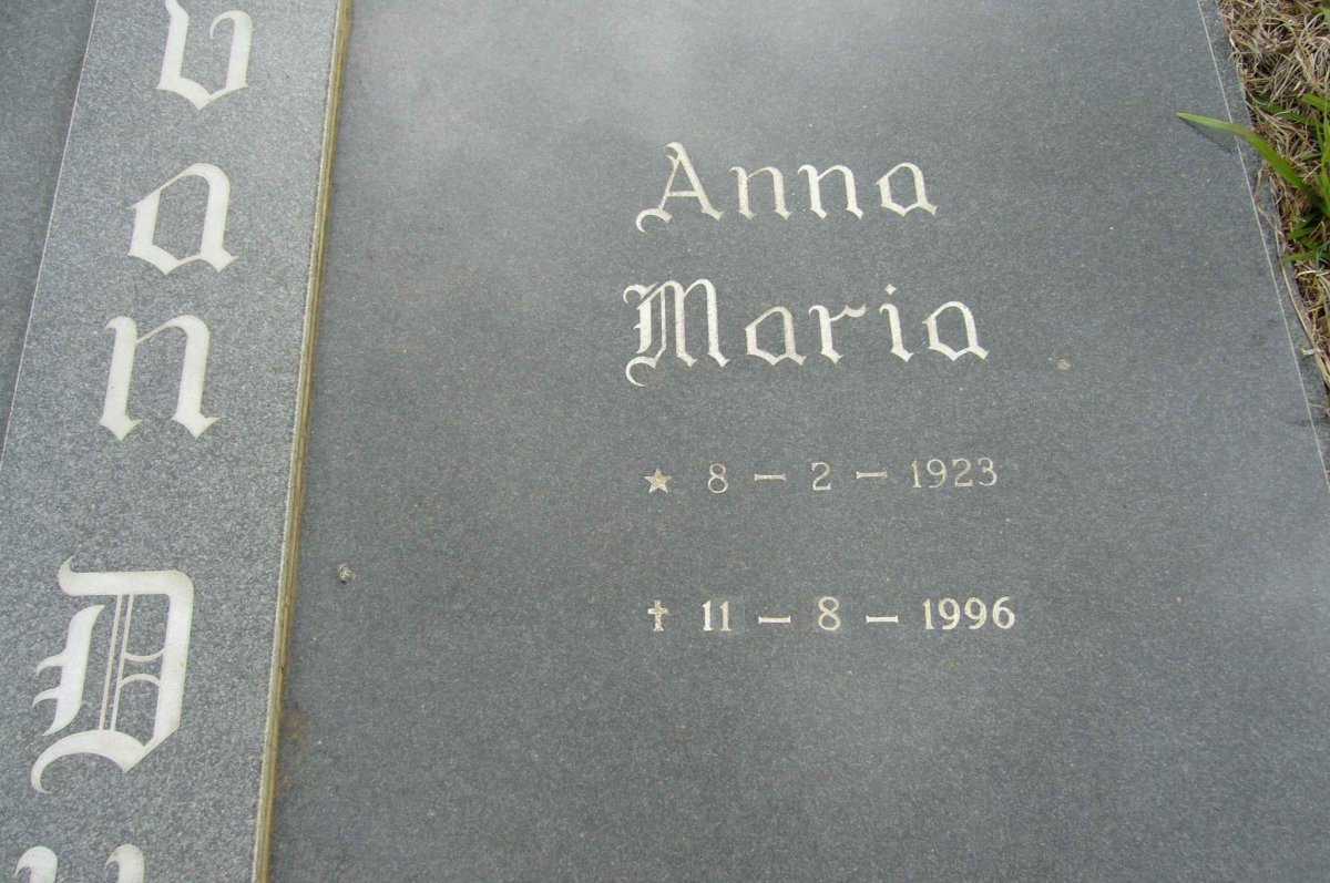 DYK Anna Maria, van 1923-1996