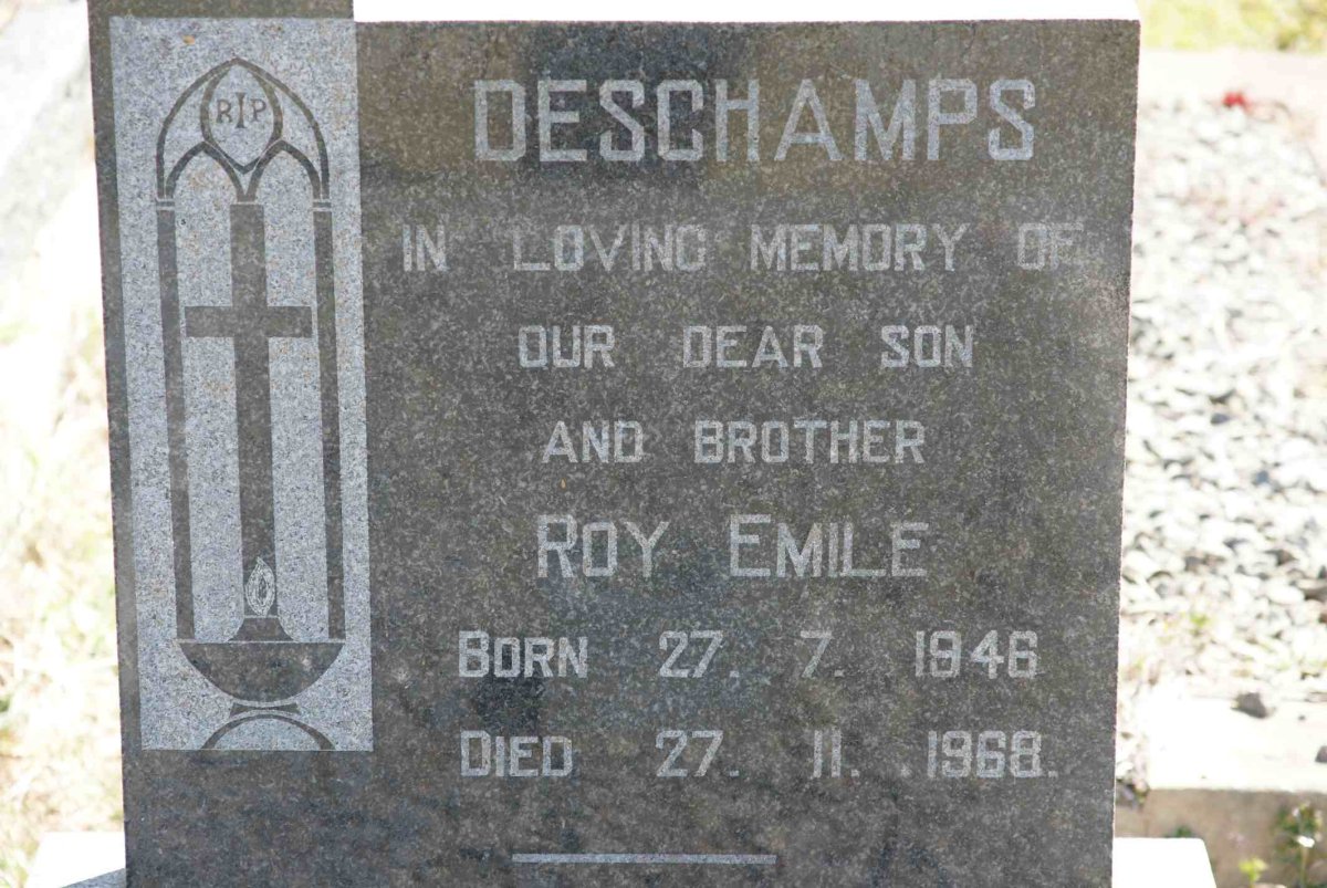 DESCHAMPS Roy Emile 1946-1968