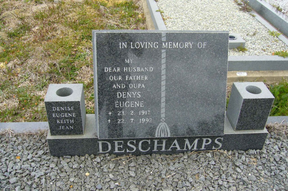 DESCHAMPS Denys Eugene 1917-1992