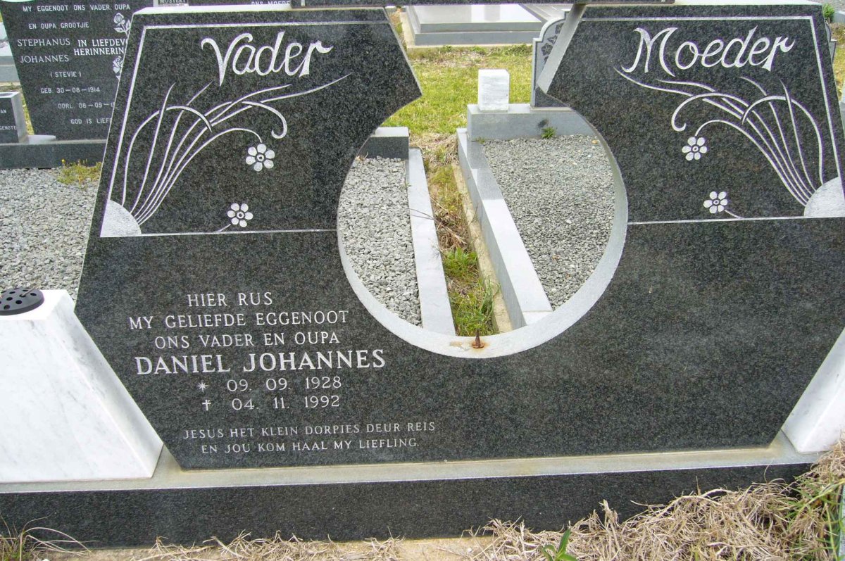 DEYZEL Daniel Johannes 1928-1992