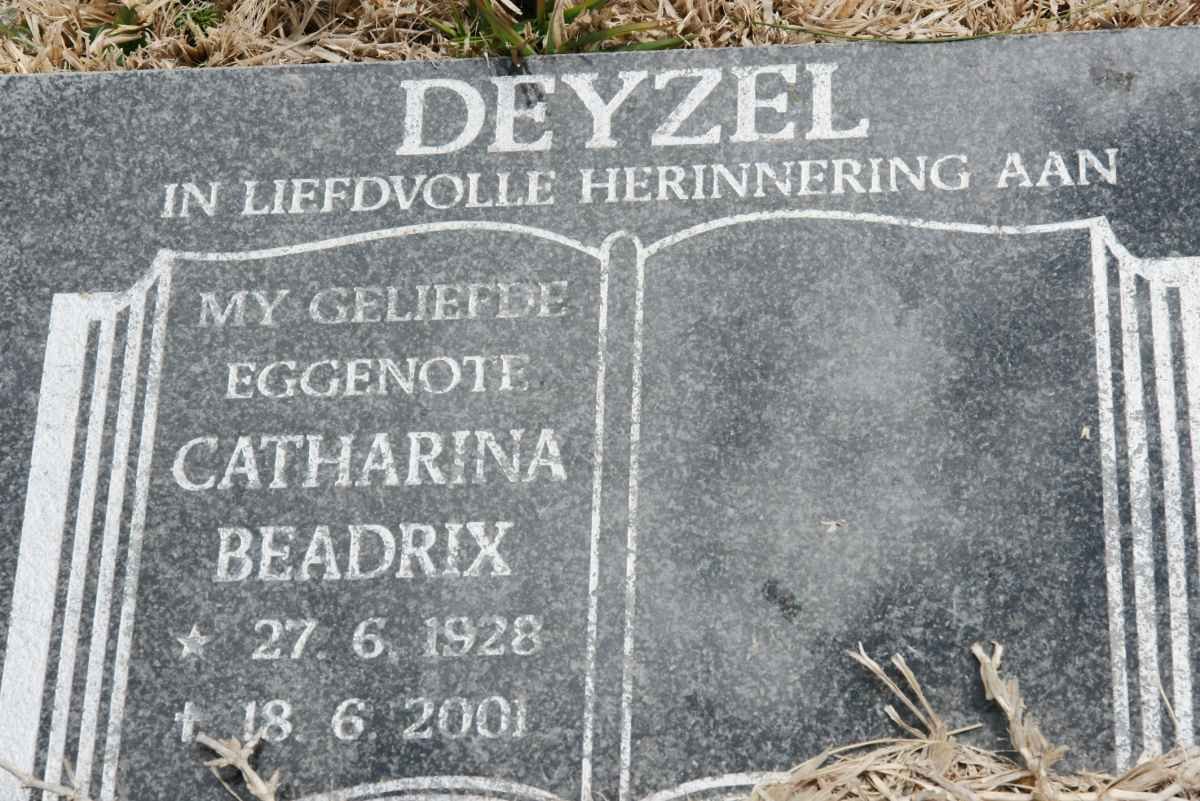 DEYZEL Catharina Beadrix 1928-2001