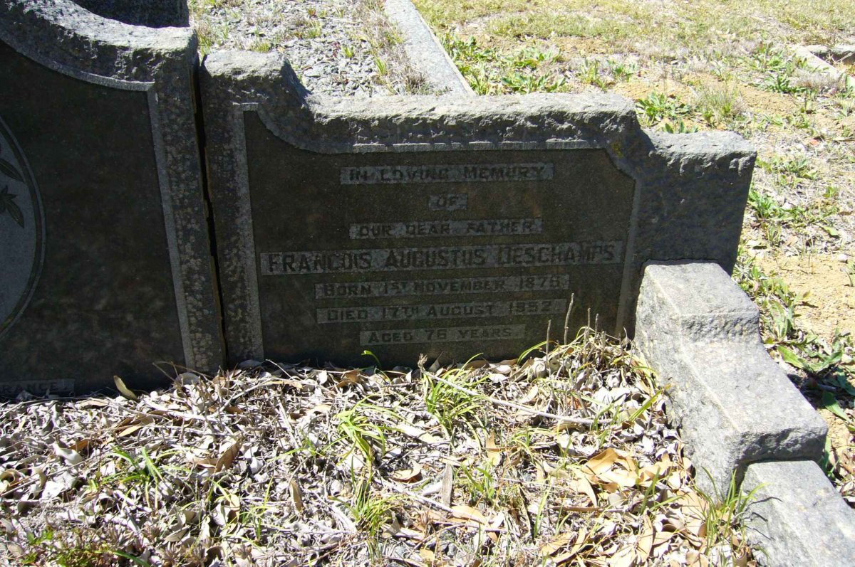 DESCHAMPS Francois Augustus 1878-1952