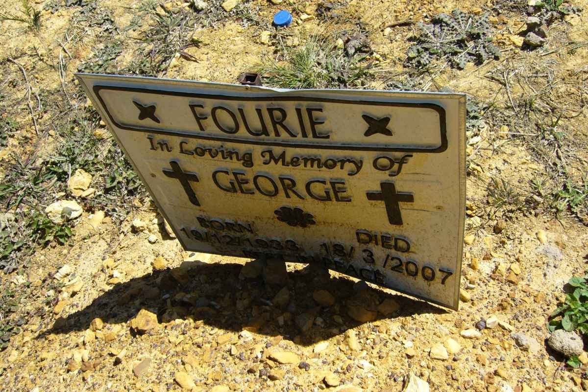 FOURIE George 1933-2007