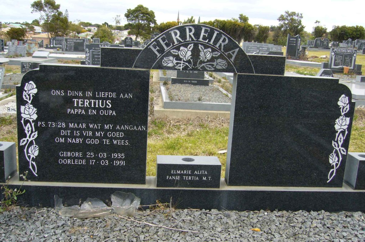 FERREIRA Tertius 1935-1991