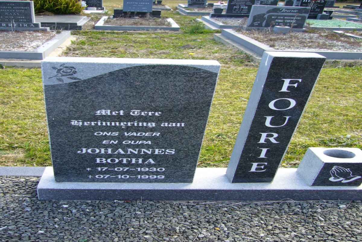 FOURIE Johannes Botha 1930-1999
