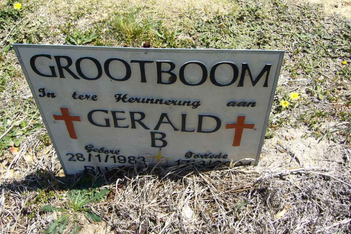 GROOTBOOM Gerald B. 1983-2004