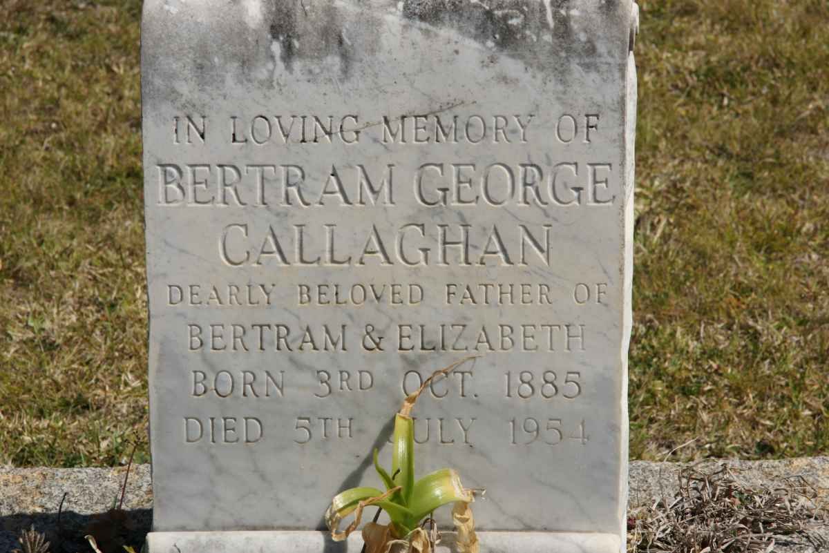 GALLAGHAN Bertram George 1885-1954