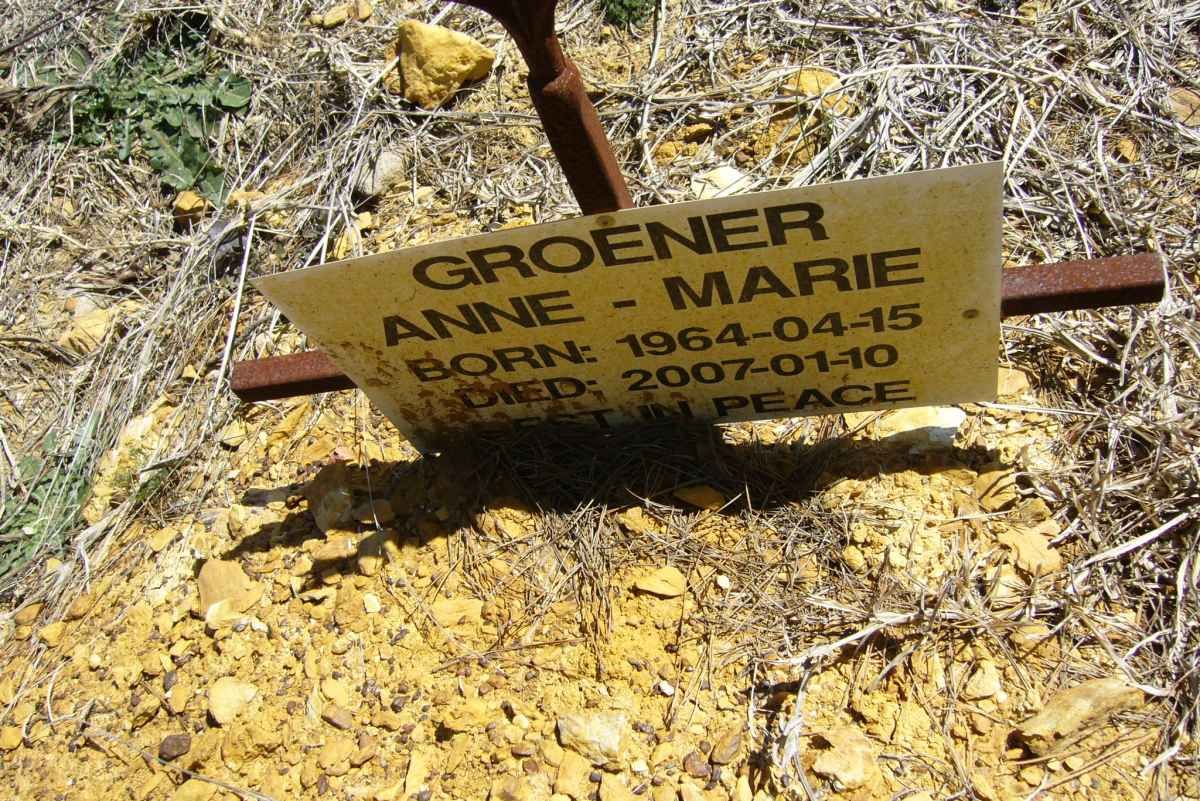 GROENER Anne-Marie 1964-2007