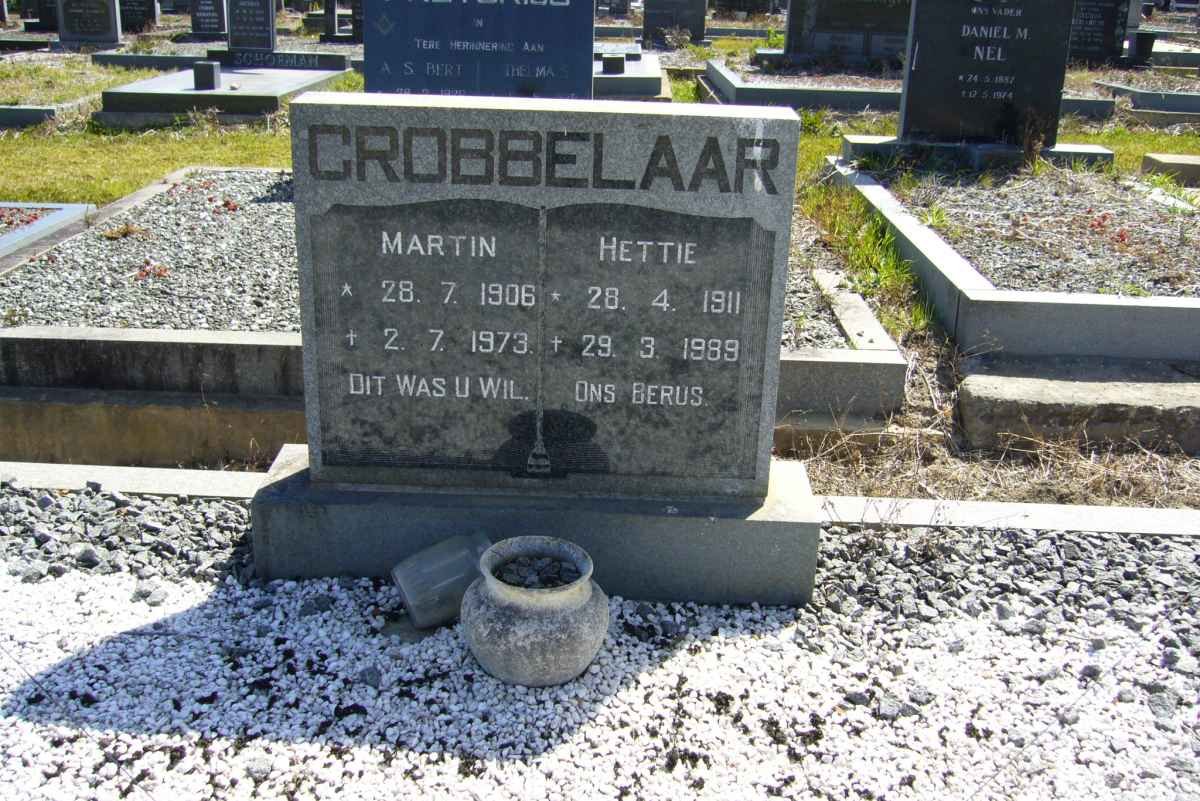 GROBBELAAR Martin 1906-1973 &amp; Hettie 1911-1989