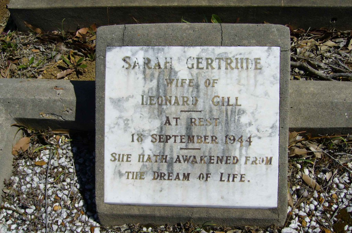 GILL Sarah Gertrude -1944