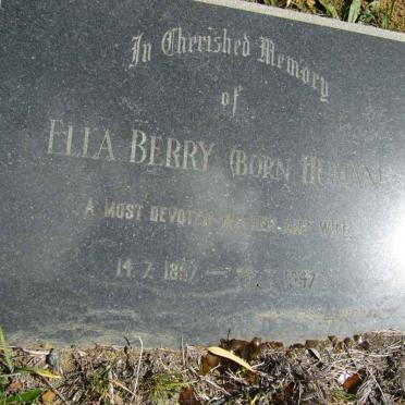 HUMAN Ella Berry nee HUMAN 1897-1947
