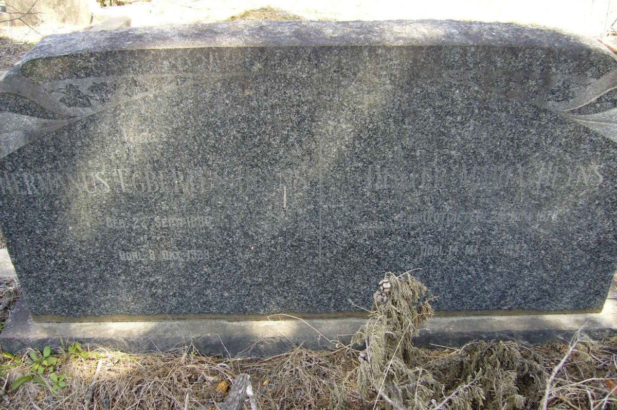 HEYNS Hermanus Egbertus  1888-1928 &amp; Hester Maria POTGIETER  1878-1947