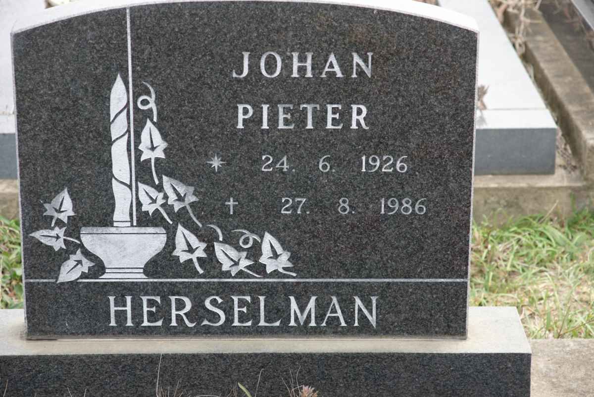 HERSELMAN Johan Pieter 1926-1986