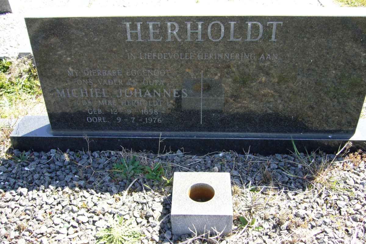 HERHOLDT Michiel Johannes 1898-1976