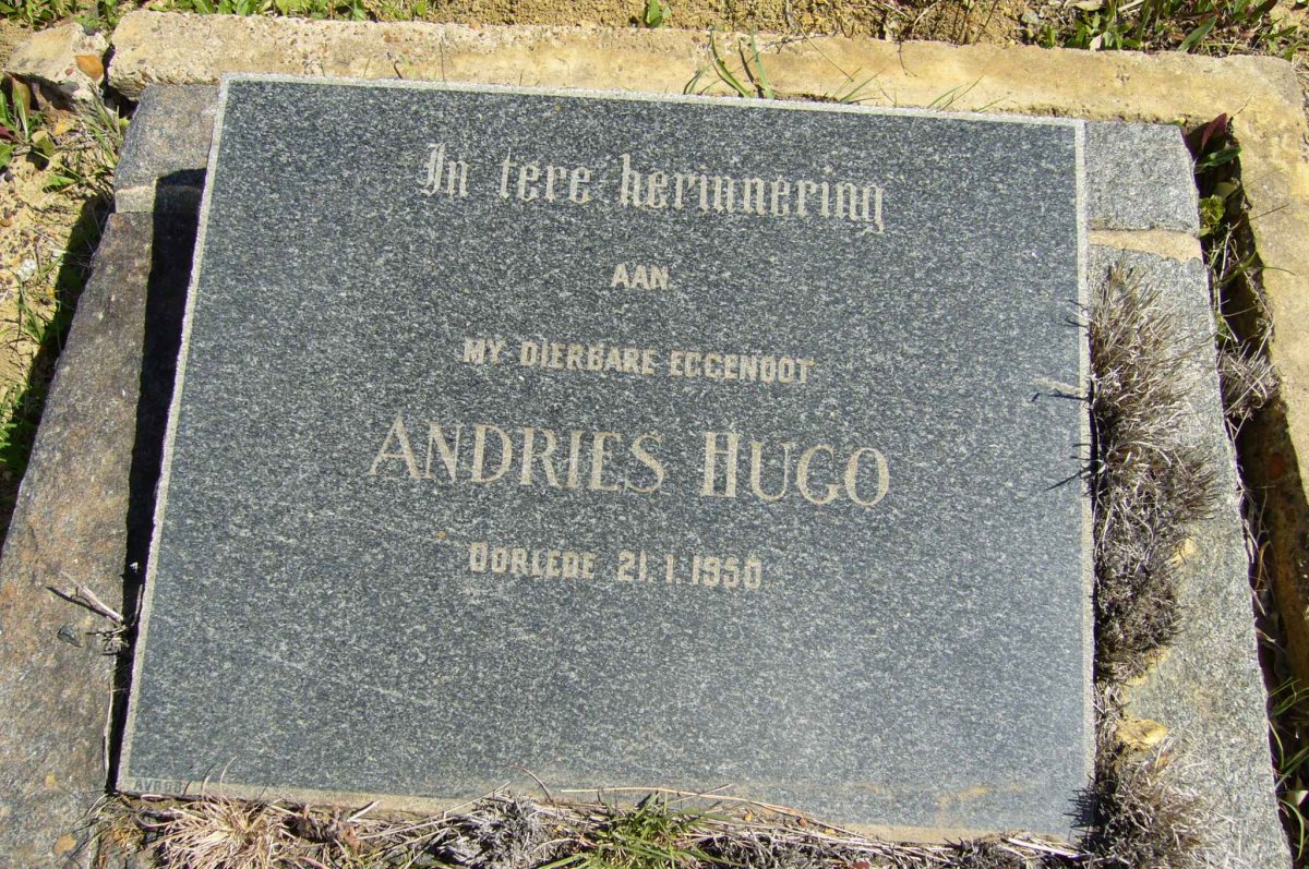HUGO Andries -1950