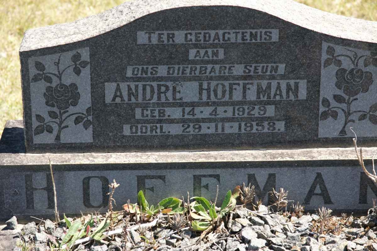 HOFFMAN André 1929-1958