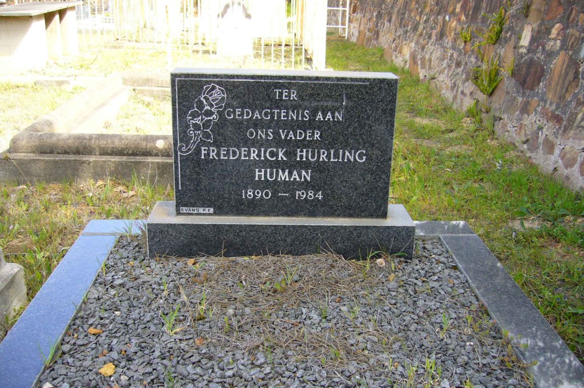 HUMAN Frederick Hurling 1890-1984