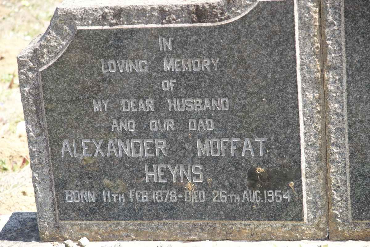 HEYNS Alexander Moffat 1878-1954