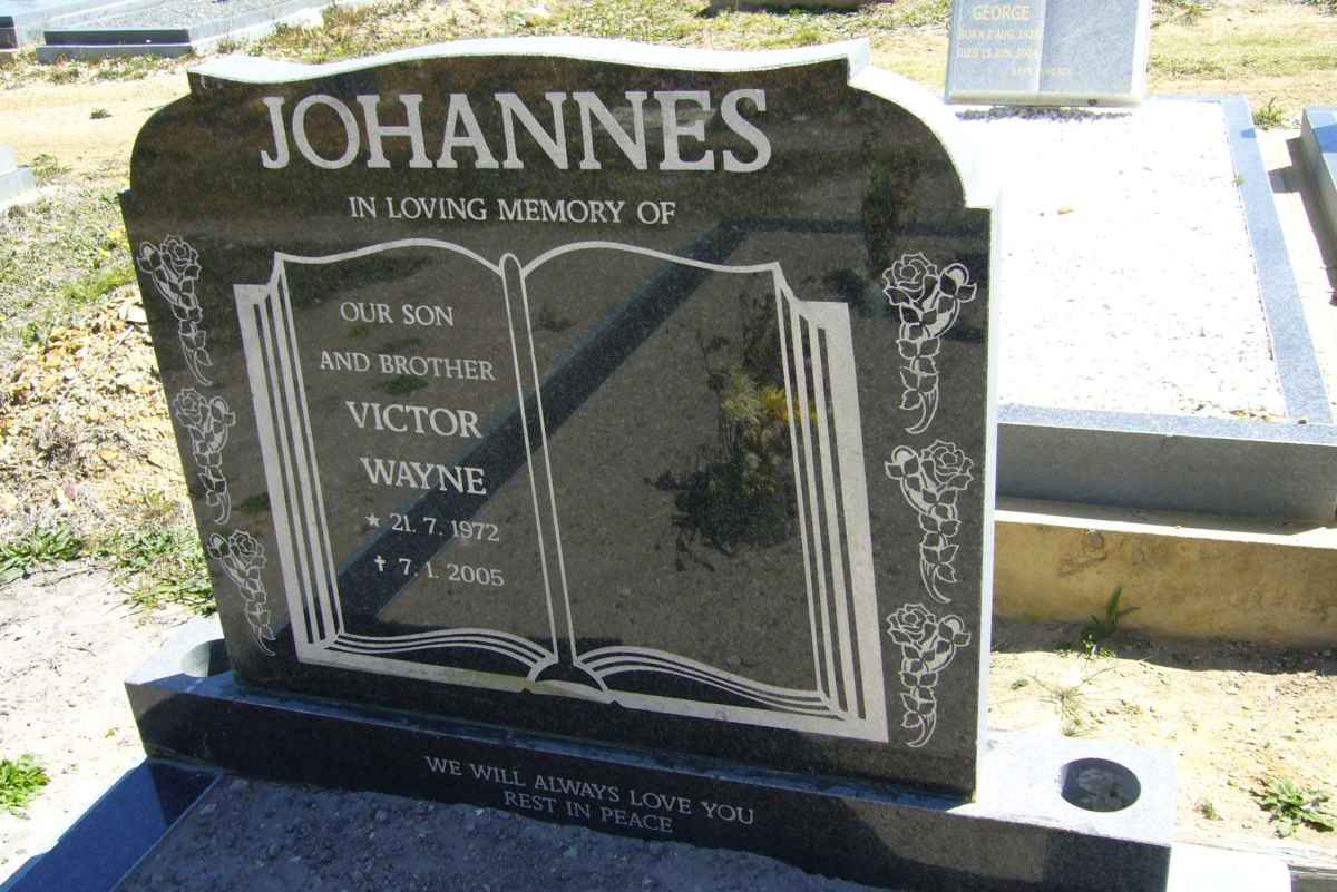 JOHANNES Victor Wayne 1972-2005