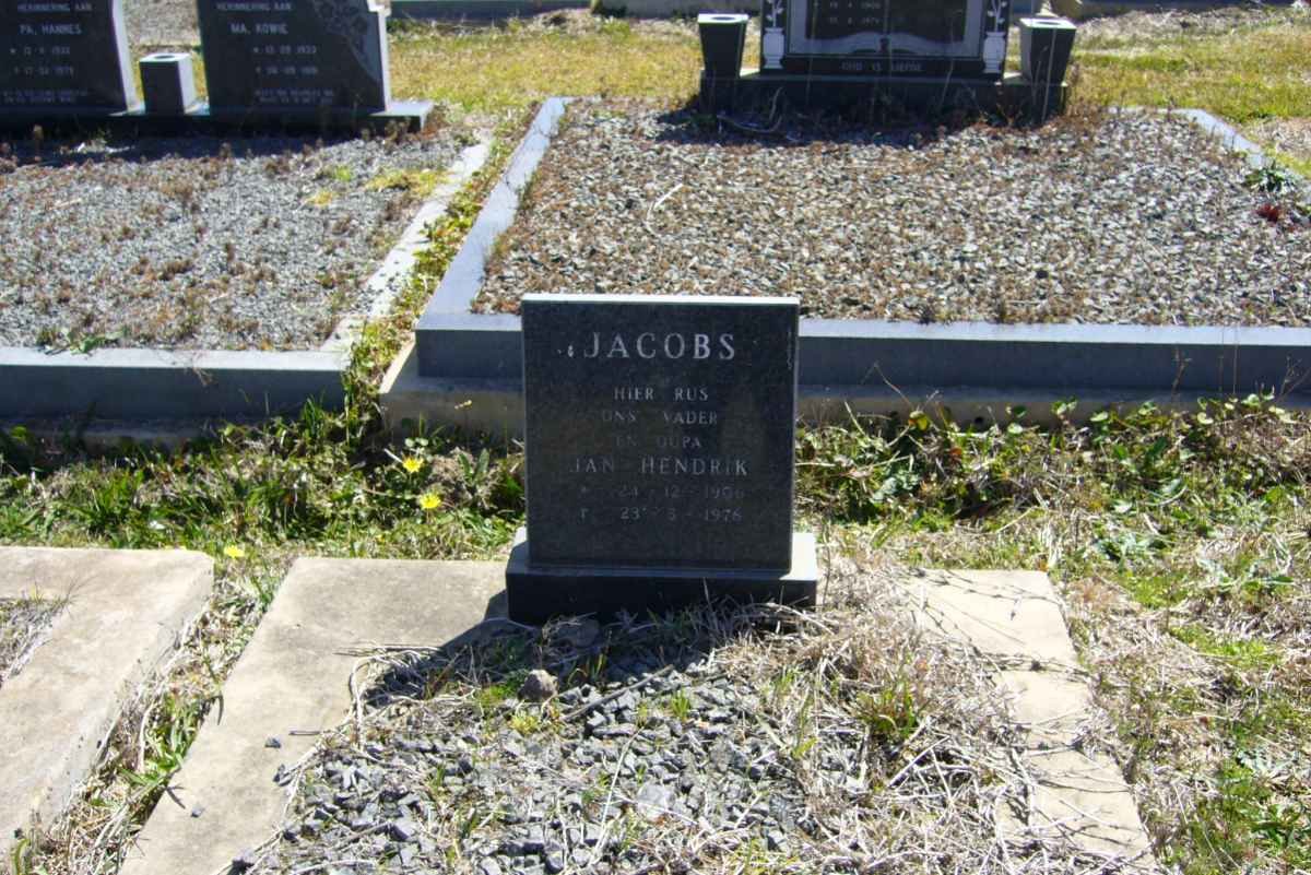 JACOBS Jan Hendrik 1906-1978