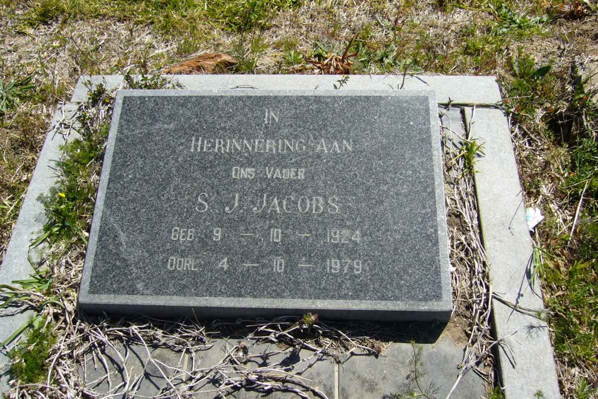 JACOBS S.J. 1924-1979