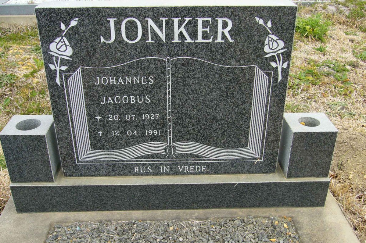 JONKER Johannes Jacobus 1927-1991