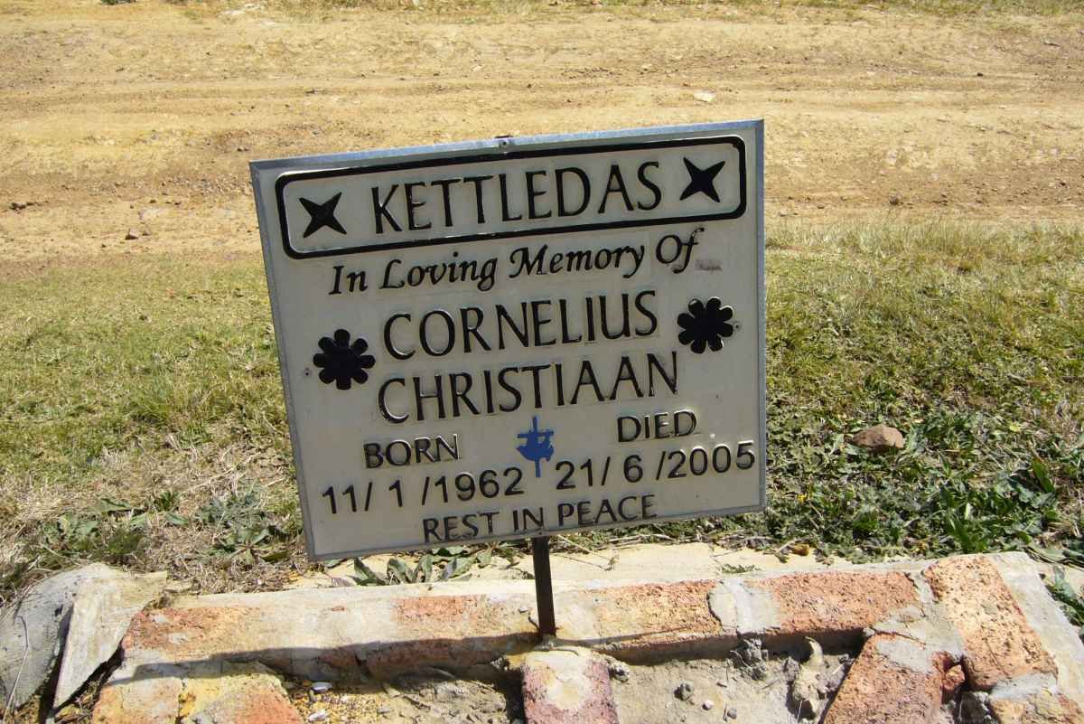 KETTLEDAS Cornelius Sebastiaan 1962-2005