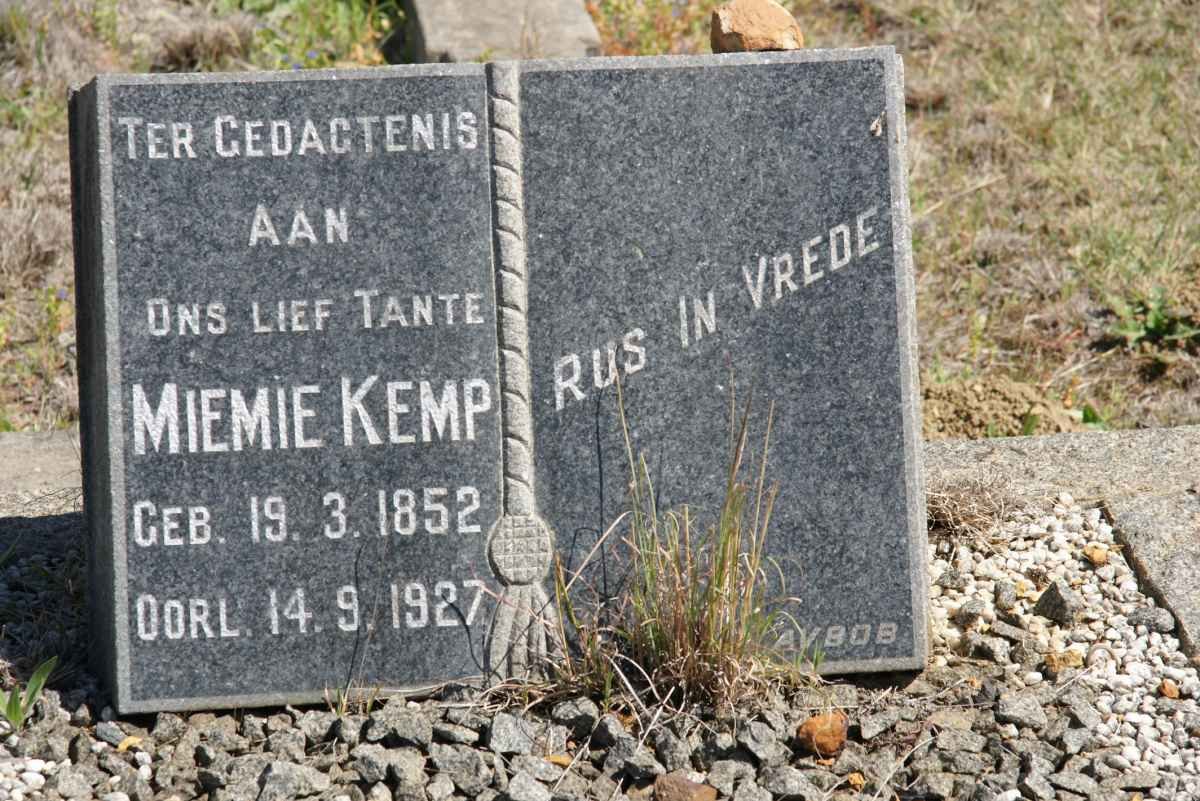 KEMP Miemie 1852-1927