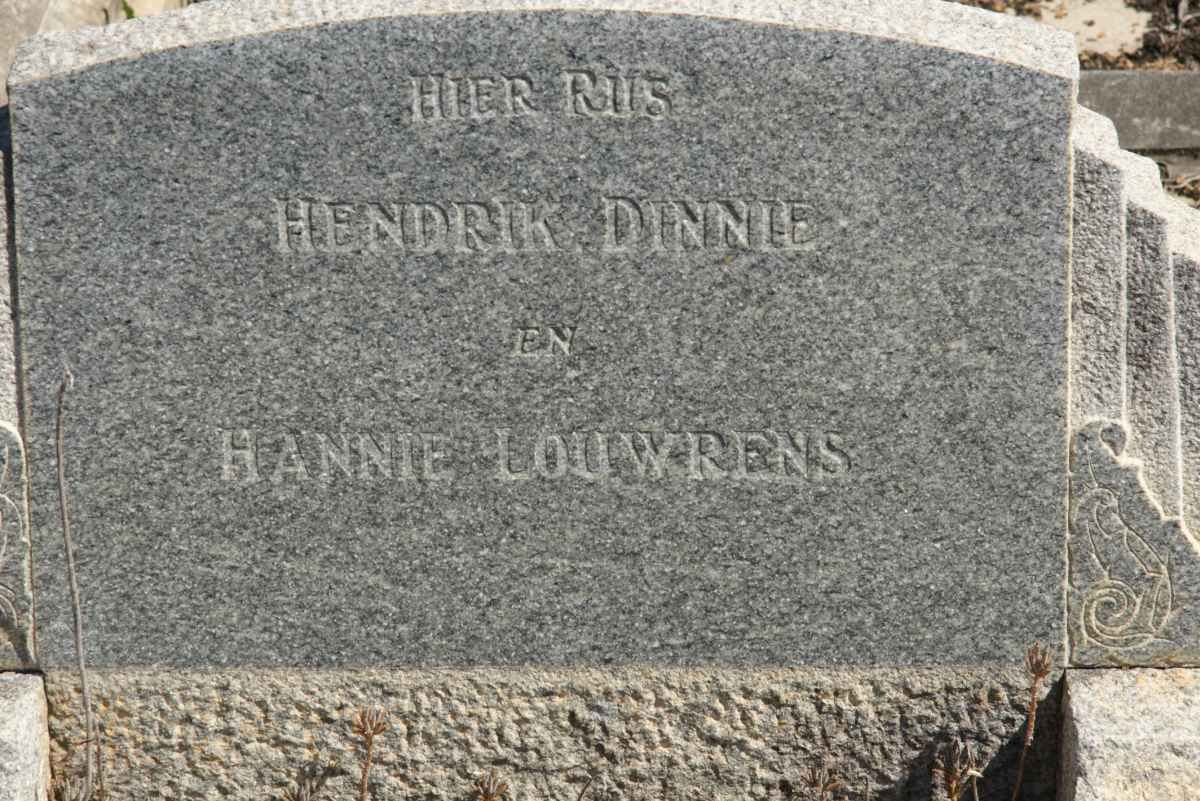 LOUWRENS Hendrik Dinnie &amp; Hannie