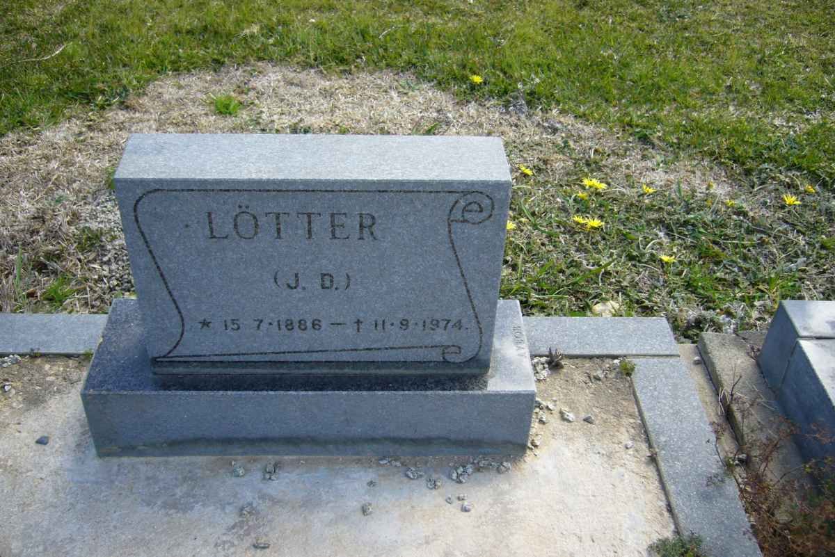 LöTTER J.D. 1886-1974
