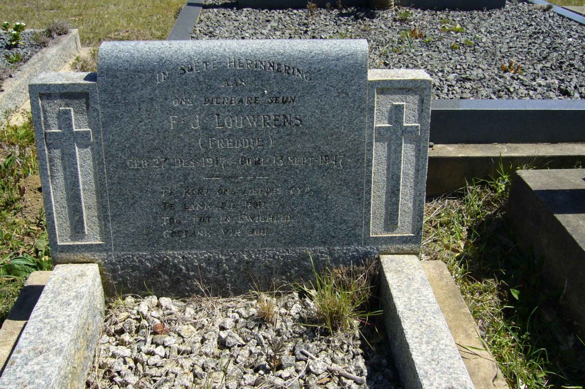 LOUWRENS F.J. 1917-1947