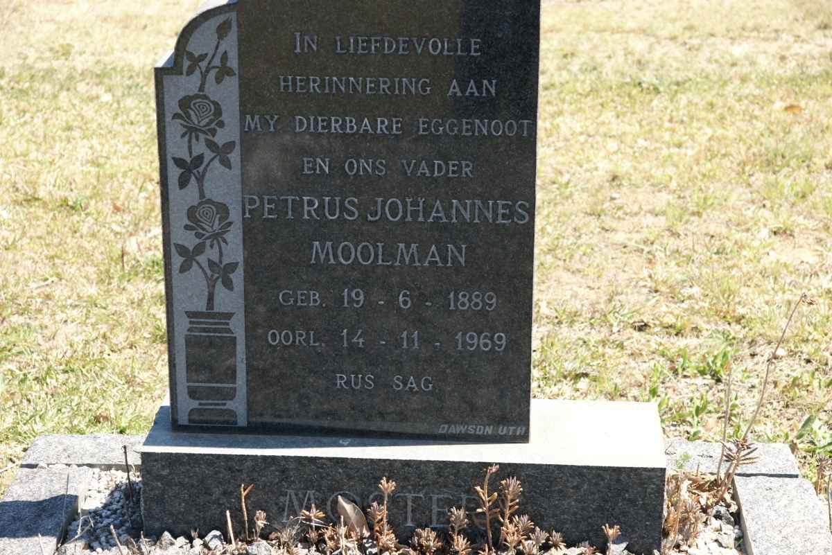 MOSTERT Petrus Johannes Moolman  1889-1969