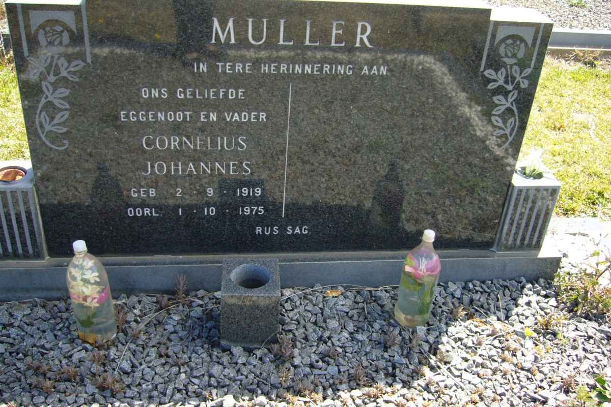 MULLER Cornelius Johannes 1919-1975