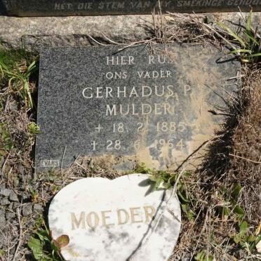 MULDER Gerhardus 1885-1964 &amp; Moeder